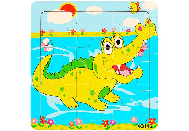 Пазл «Крокодильчик», 9 дет.
