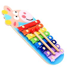 Ксилофон «Розовая коровка», 8 тонов