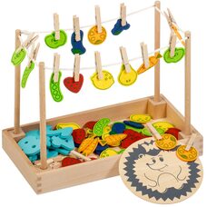 Розвиваюча гра «Їжачок готується до зими»