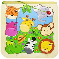 «Зоопарк» мозаика + рыбалка, 25 дет.