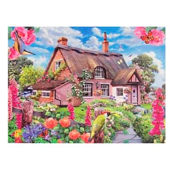 Алмазна мозаїка «Дача», на підрамнику, 40х30 см.