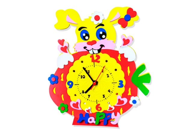 Арт-часы «Зайчишка»