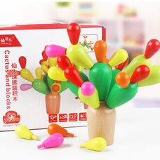 Пирамидка «Цветной кактус»