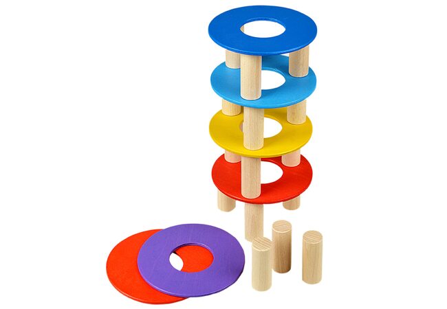 Балансир «Радуга». Пирамидка.