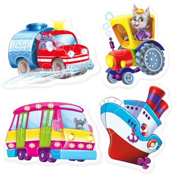 Бебі пазли «Машини помічники»