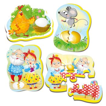 Бебі пазли «Курочка Ряба»