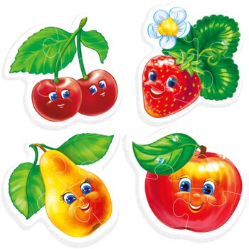 Бебі пазли «Фрукти-ягоди»