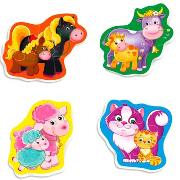 Бебі пазли «Ферма: мама та малюк»