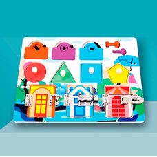 Бизиборд «Фигуры». Замочки.