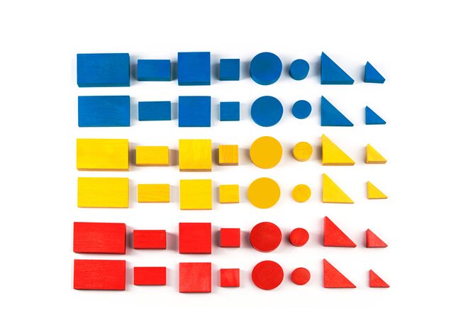 Логические блоки «Дьенеша» от ТМ «Komarovtoys»