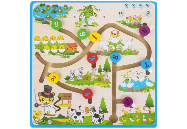 Бродилка «Учимся считать»