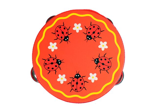 Дерев'яний бубон «Хоровод» 15х15 см.