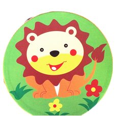 Деревянный бубен «Лев»