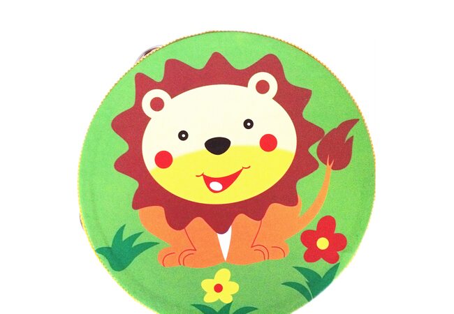 Деревянный бубен «Лев»