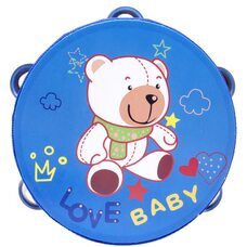 Деревянный бубен «Love Baby» 18х18 см.