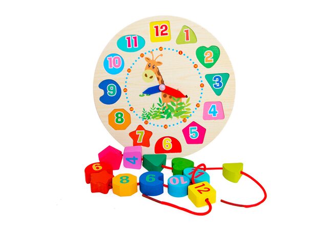 Часы-шнуровка-геометрия «Жираф»