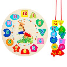 Часы-шнуровка-геометрия «Жираф»