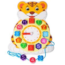 Вкладыши-часы-шнуровка «Тигр»