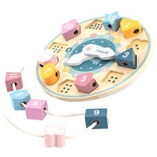 Вкладыши-шнуровка «Часы»