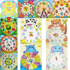 Часы-вкладыши (развивающие)