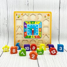 Часы-вкладыши с объемными фигурами