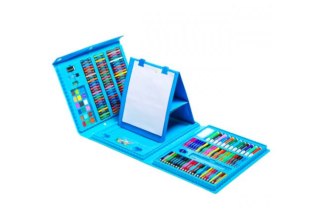 Набор для творчества, 208 предметов (голубой)