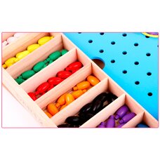 Игровой набор Дары Фребеля. Комплект 12 - Мозаика-шнуровка