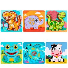 Пазл для самых маленьких «Ассорти» (объемные детали)