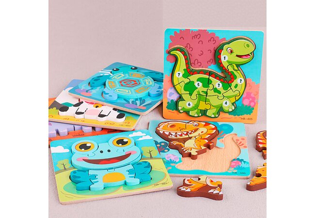 Пазл для самых маленьких «Ассорти» (объемные детали)