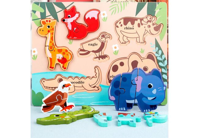 Объемный вкладыш-пазл «Африка»