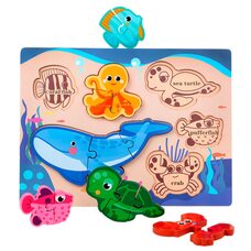 Объемные вкладыш-пазл «Океан»