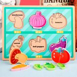 Объемный вкладыш-пазл «Бабушкин огород»