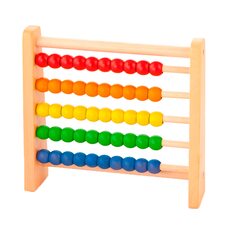 Деревянные разноцветные счеты