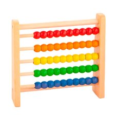 Деревянные разноцветные счеты