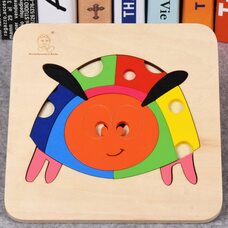 Пазл «Божья коровка» 12 дет.