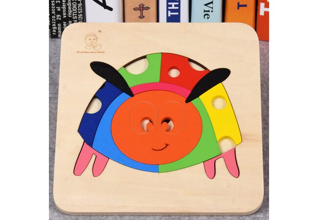 Пазл «Божья коровка» 12 дет.