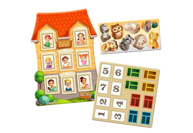 Развивающая игра «Домик с заданиями»