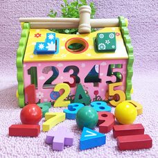 Домик-конструктор-сортёр-стучалка «Цифры»