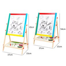 Настольный 2-х сторонний мольберт (магнитный)