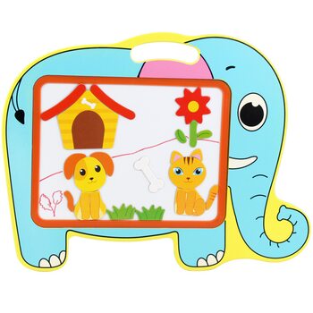 Дерев'яна магнітна дощечка «Слон»