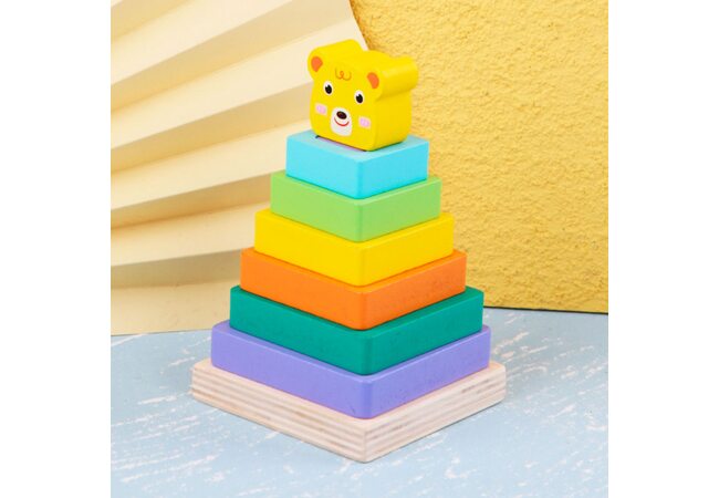 Двошарова квадратна пірамідка «Фігури»