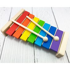 Деревянный ксилофон, 7 тонов