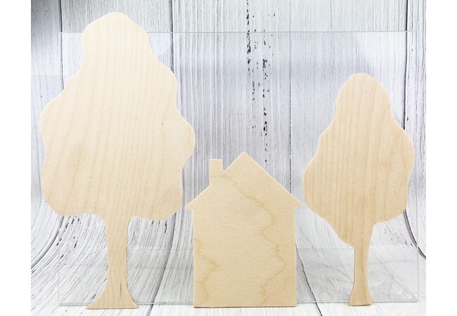 Набор для творчества «Домик и деревья»