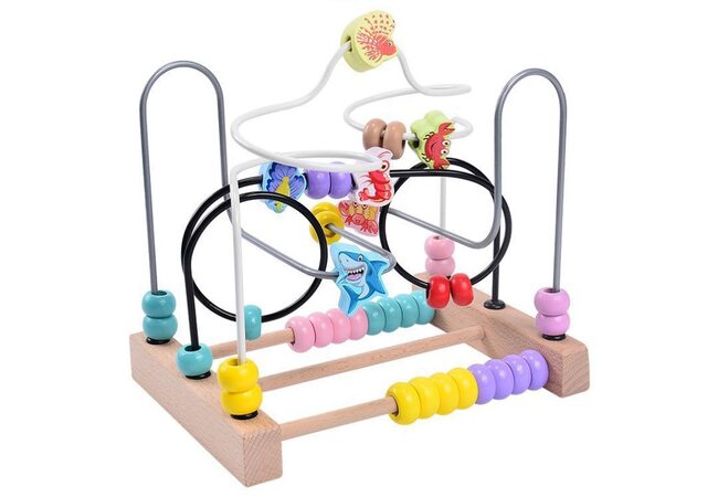 Пальчиковый лабиринт-счеты «Рыбки»