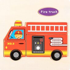 Пожарная машина, 6 деталей