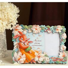 Фоторамка «Мамины объятия» (Зайки)