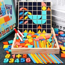 Мозаика «Геометрические блоки», 244 дет.