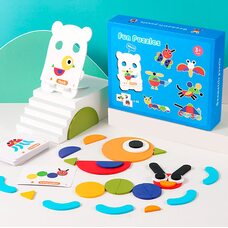 Геометрические пазлы, 90 дет.