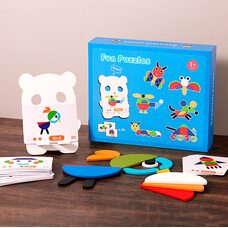 Геометрические пазлы, 90 дет.