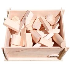 Набор геометрических форм (неокрашенный). Конструктор. 